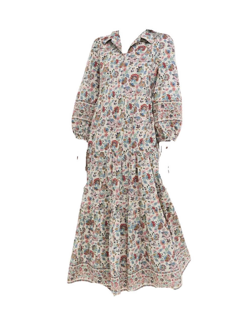 Tuckernuck Exclusive — Pomander Place Cream Chintz Mabel Maxi Dress